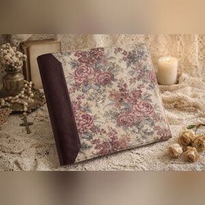 Vintage 1998 Pioneer Floral Tapestry Memory Binder Photo Album 3-Ring Scrapbook